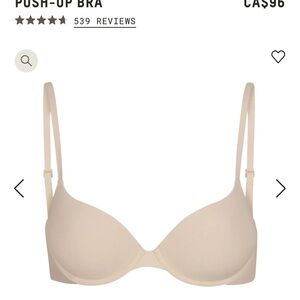 Beige Push-Up Bra